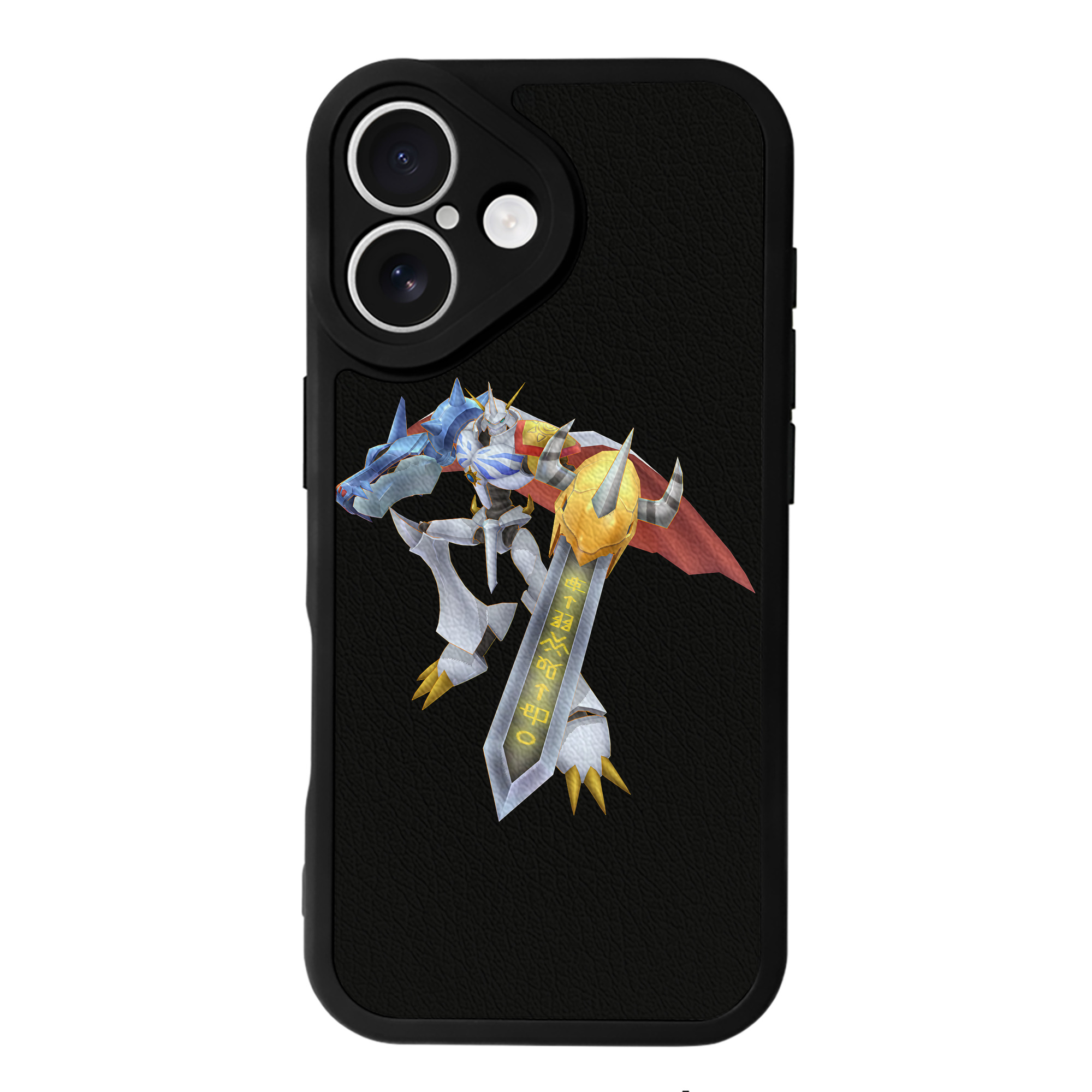 （画像用） Digimon デジタルモンスター/デジモン 【iPhone 16シリーズ対応】シリコンスマホケース（レザー調） 材質：シリコン